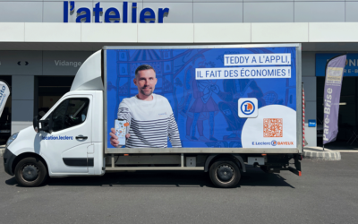 Teddy, star du design du camion de E.Leclerc Bayeux